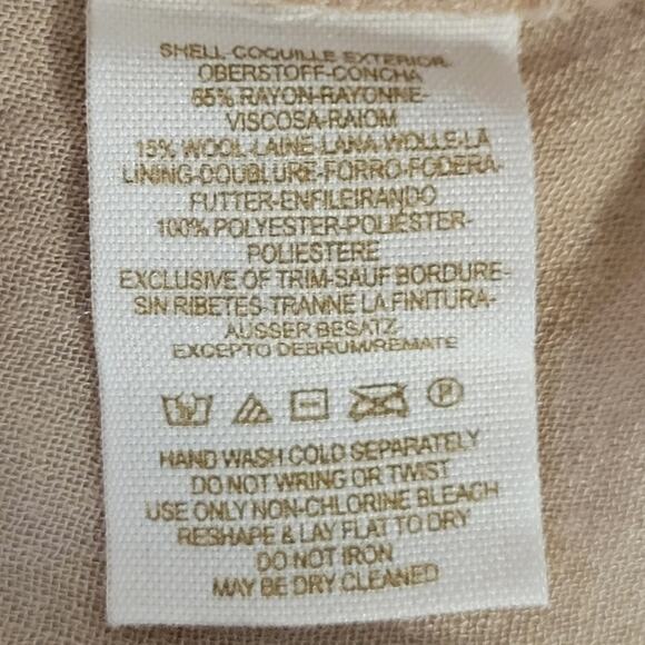 Free People Women's Tan Flowy Shirt Dress Women's M Wool Blend - Picture 8 of 13